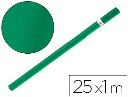 Papel kraft liderpapel rolo verde musgo 25x1 mt 65 gr , Liderpapel , 59140 , 8427973591403